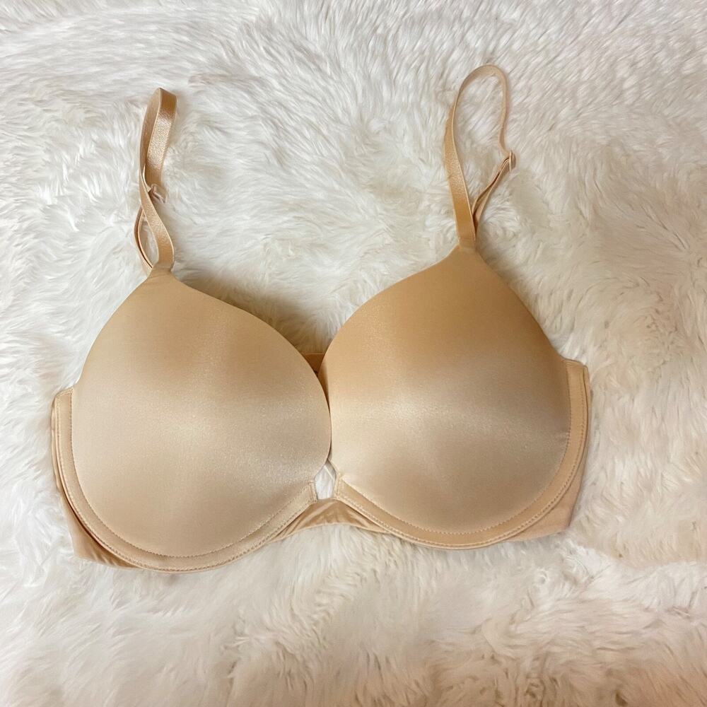 Soma Sz 32D  "Ravishing Plunge Push-Up" Bra Underwire Padded, 2634